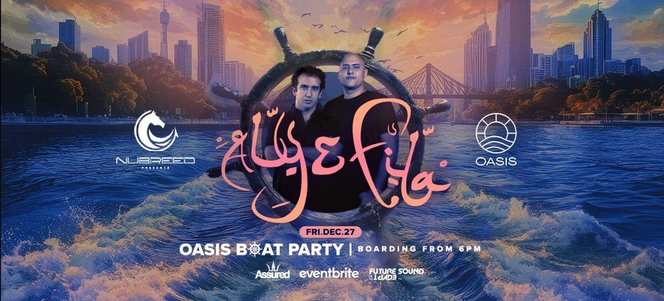Aly and Fila Brisbane Boat Party